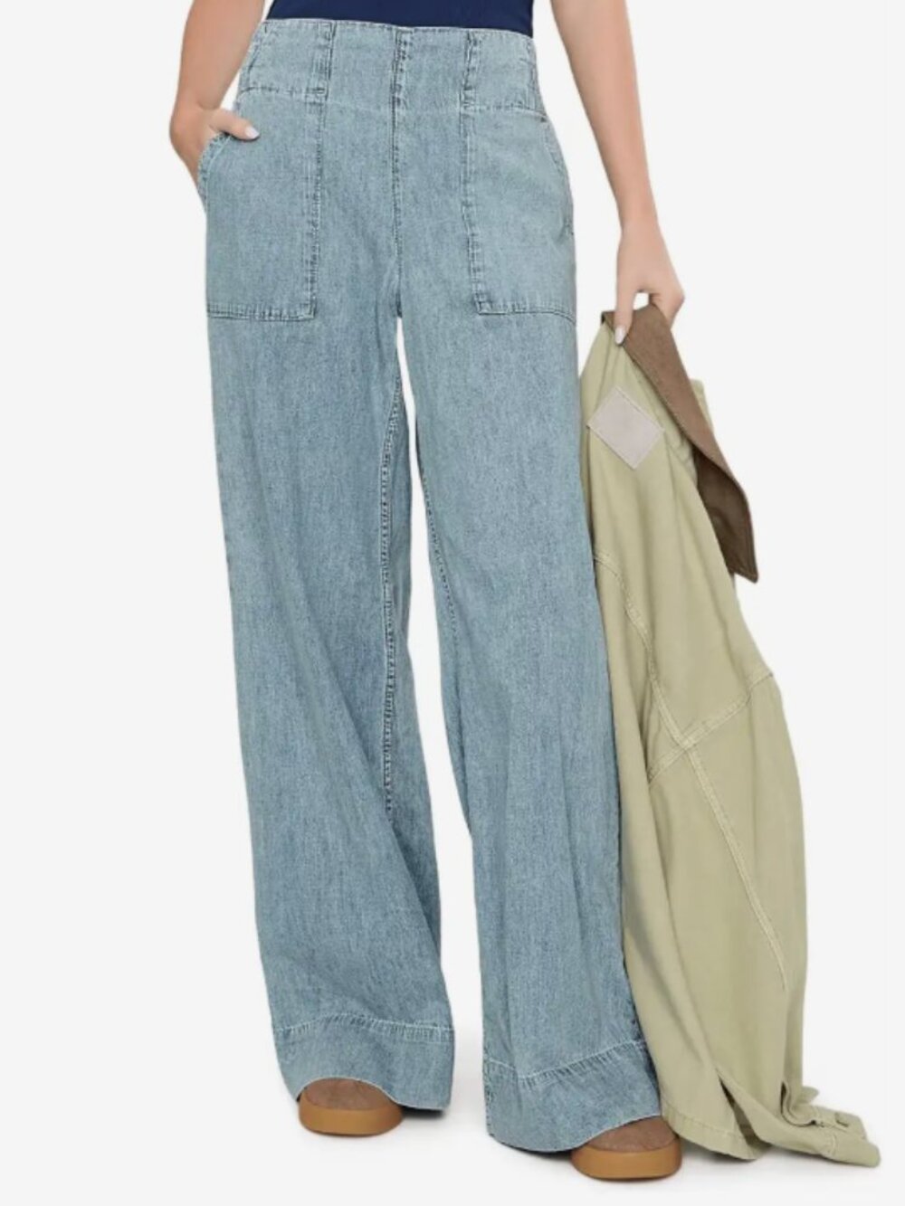 We The Free Breezy Denim Pull-On Jeans
